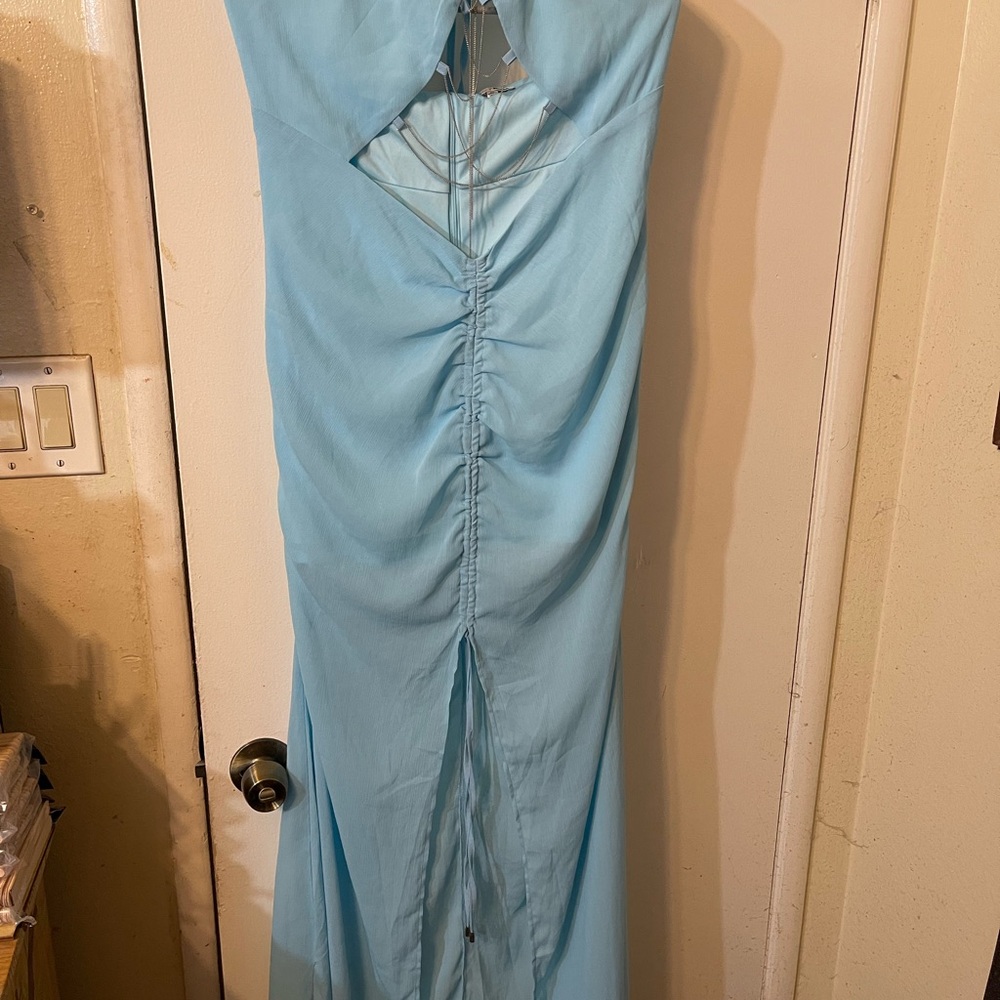 Elegant Blue Evening Dress
